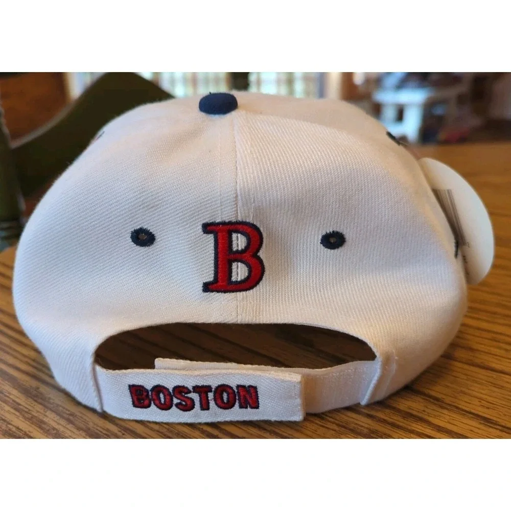 Bay State Apparel Embroidered Boston Red Sox Red White Blue Hat Cap‎ Adjustable